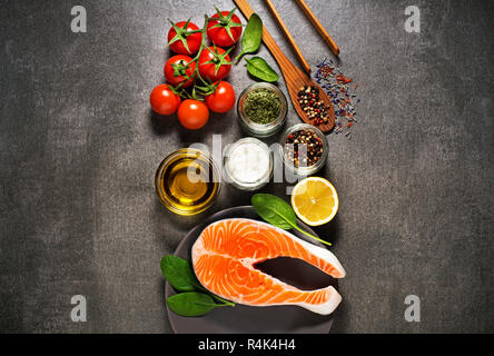 Lachs Fisch Stockfoto