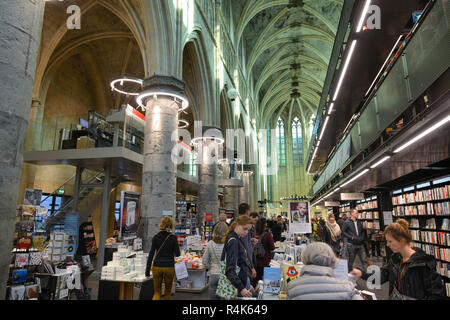 Buchhandlung, Dominicanenkerk, Maastricht, Niederlande, Buchhandlung, Niederlande Stockfoto