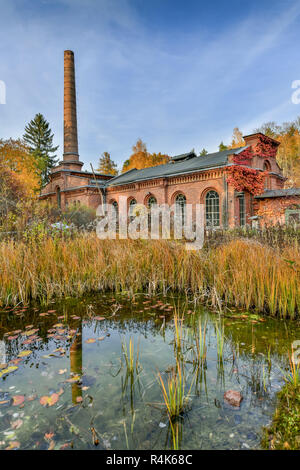 Naturschutzzentrum ökologische Arbeit Devil's Lake, Grunewald, Berlin, Deutschland, Naturschutzzentrum Oekowerk Teufelssee, Deutschland Stockfoto