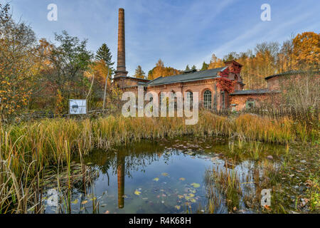 Naturschutzzentrum ökologische Arbeit Devil's Lake, Grunewald, Berlin, Deutschland, Naturschutzzentrum Oekowerk Teufelssee, Deutschland Stockfoto