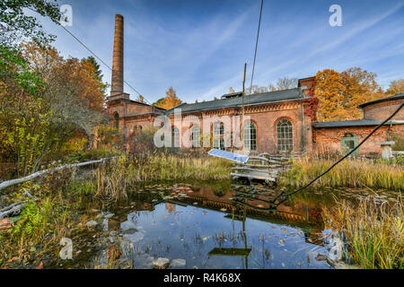 Naturschutzzentrum ökologische Arbeit Devil's Lake, Grunewald, Berlin, Deutschland, Naturschutzzentrum Oekowerk Teufelssee, Deutschland Stockfoto