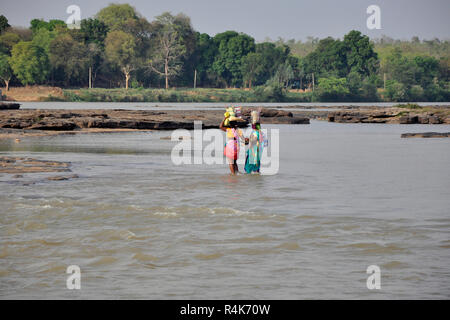 Indien, Orissa, Chhattisgarh, Tägliches Leben Stockfoto