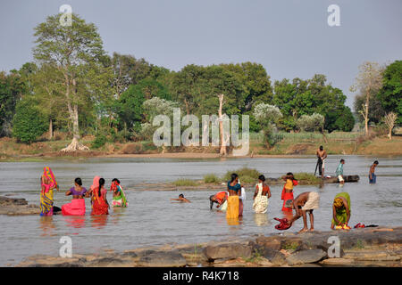 Indien, Orissa, Chhattisgarh, Tägliches Leben Stockfoto