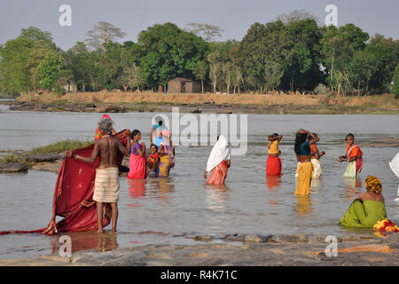 Indien, Orissa, Chhattisgarh, Tägliches Leben Stockfoto