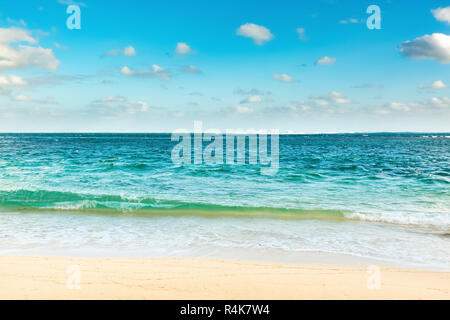 Sandy tropical beach. Stockfoto