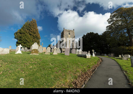 Tissington, Derbyshire, UK: Oktober 2018: St Marys Kirche Stockfoto