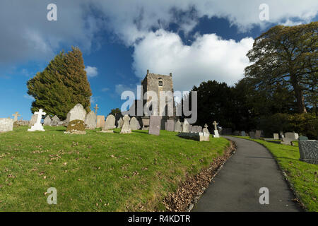 Tissington, Derbyshire, UK: Oktober 2018: St Marys Kirche Stockfoto