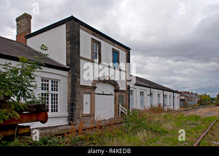 Hopetown Carriage Works, einem historischen und denkmalgeschützten Gebäude (in 2019) Von der A1 Steam locomotive Trust verwendet Stockfoto