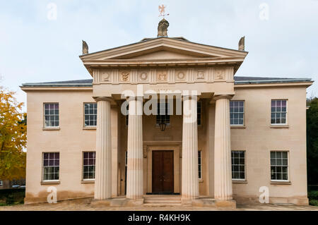 Das Maitland Robinson Bibliothek von Downing College, Cambridge von Quinlan Terry im Jahr 1993 konzipiert. Stockfoto