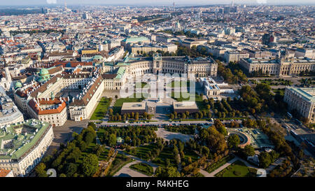 Die Hofburg oder Hofburg Wien, Imperial Palace Complex, Wien, Österreich Stockfoto