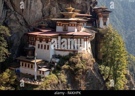 Taktsang (Tiger Nest) Kloster, Bhutan Stockfoto