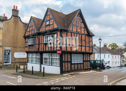 Teil der Spread Eagle Hotel & Spa, ein Luxus British Hotel in einem 1400 die Alte Poststation Gebäude in Midhurst, West Sussex, England, UK. Stockfoto