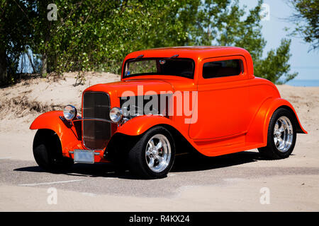 1932 Ford 3-window coupe Stockfoto