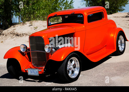 1932 Ford 3-window coupe Stockfoto