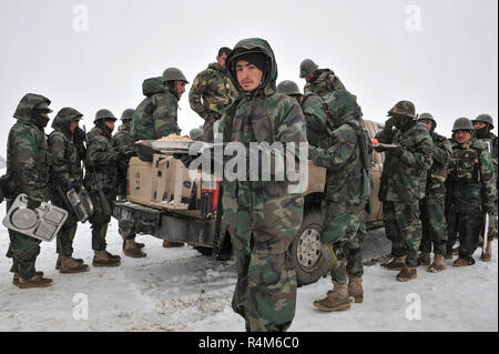 Kabul Kabul/Afghanistan - ca. 2008: Die Kabul militärischen Training Center ist ein Basic Training Center für die afghanischen Streitkräfte. Stockfoto