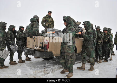 Kabul Kabul/Afghanistan - ca. 2008: Die Kabul militärischen Training Center ist ein Basic Training Center für die afghanischen Streitkräfte. Stockfoto