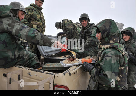 Kabul Kabul/Afghanistan - ca. 2008: Die Kabul militärischen Training Center ist ein Basic Training Center für die afghanischen Streitkräfte. Stockfoto