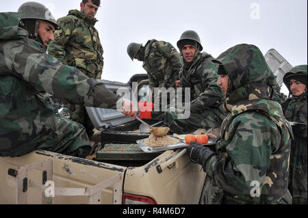 Kabul Kabul/Afghanistan - ca. 2008: Die Kabul militärischen Training Center ist ein Basic Training Center für die afghanischen Streitkräfte. Stockfoto