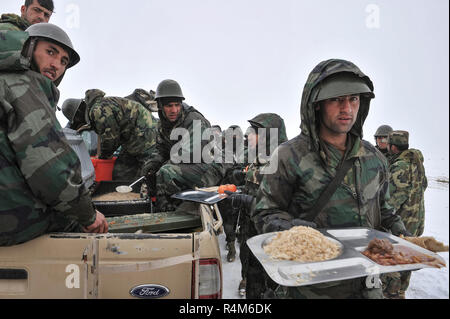 Kabul Kabul/Afghanistan - ca. 2008: Die Kabul militärischen Training Center ist ein Basic Training Center für die afghanischen Streitkräfte. Stockfoto