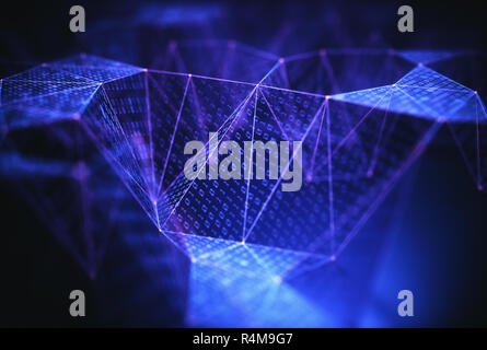 Abstract background-Verbindungen Stockfoto