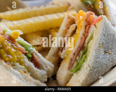 Clubhaus CLUB SANDWICH AUCH SANDWICH GENANNT Stockfoto