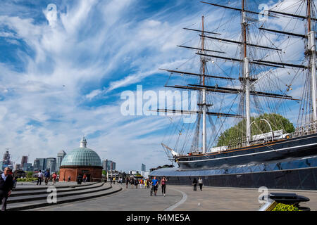 Cutty Sark Schiff, Greenwich, London Stockfoto