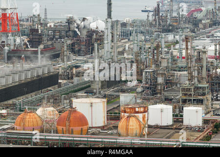 Industrie Fabrik in Japan Stockfoto