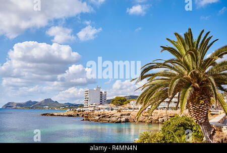 Ferienort Cala Ratjada, Mallorca, Spanien. Stockfoto