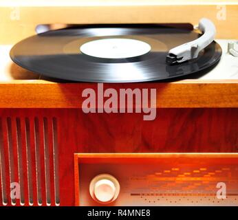 Retro-Grammophon Stockfoto