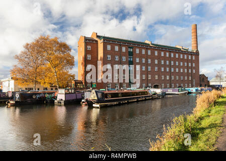 Union Flour Mill - Hovis Mill - Publicity Works, Union Street, Macclesfield, Cheshire, England, VEREINIGTES KÖNIGREICH Stockfoto