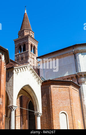 Blick auf die Chiesa di Santa Corona in Vicenza Stadt Stockfoto