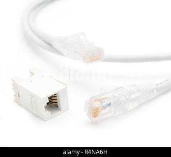Ethernet-Kabel Stockfoto