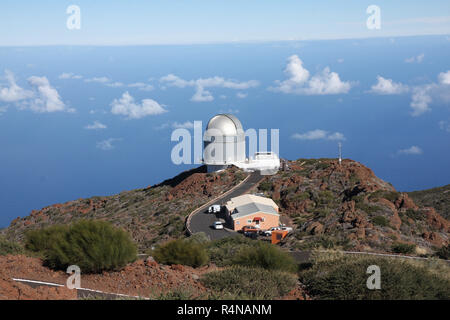 Teleskop Nordic optische la Palma Stockfoto