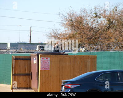 North Dallas Eigentumswohnung Brand Verletzungen Stockfoto