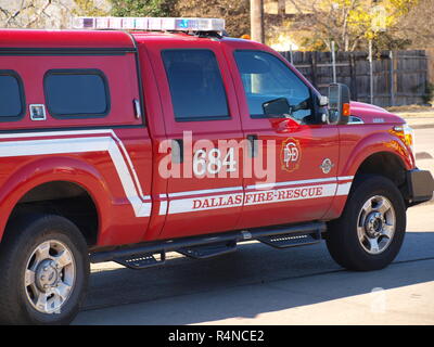 North Dallas Eigentumswohnung Brand Verletzungen Stockfoto