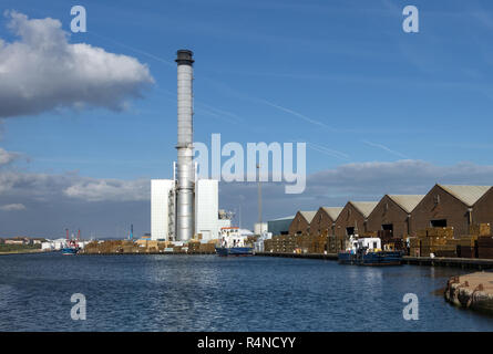 Shoreham kommerziellen Hafen an der Südküste von England, Großbritannien Stockfoto