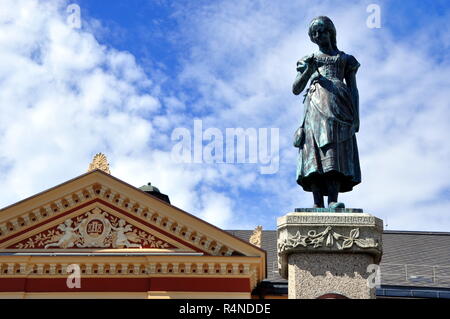 Anmutigen Statue der Stockfoto