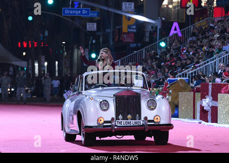 Nancy O'Dell nimmt an der 87. jährlichen Hollywood Christmas Parade in Hollywood Kalifornien am 25. November 2018. Stockfoto