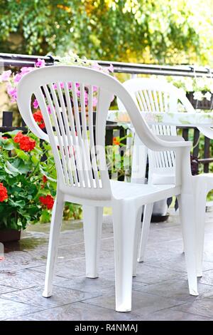 Home Terrasse Stockfoto