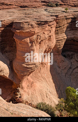 Geformten Felsen im Westen Stockfoto