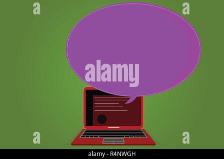 Design business Leere Vorlage isoliert Minimalistische Grafik layout Vorlage für Werbung. Zertifikat Layout auf Laptop- und Leere Halftone Co Stock Vektor