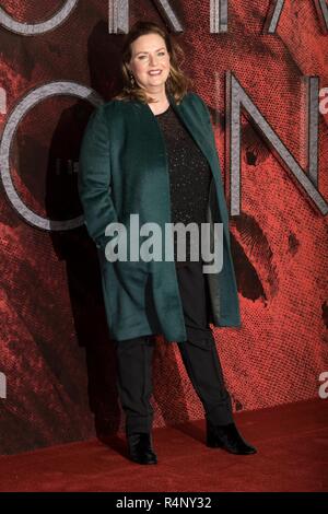 London, Großbritannien. 27. November 2018. Besucht MORTAL ENGINES - Weltpremiere. London, Großbritannien. 27/11/2018 | Verwendung der weltweiten Kredit: dpa Picture alliance/Alamy leben Nachrichten Stockfoto