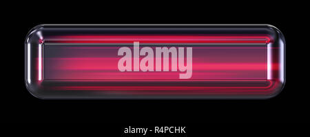 Wunderbar abstrakt dargestellt Glas Objekt 3D Panorama design Stockfoto