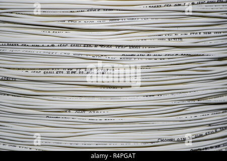 elektrische Kabel Stockfoto