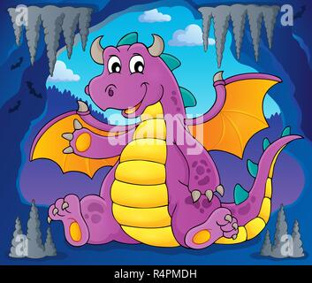 Happy dragon Thema Bild 6 Stockfoto