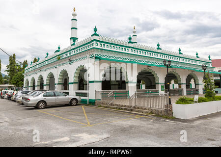 Indische Masjid Moschee, Indien, Malaysia, Ipoh. Stockfoto