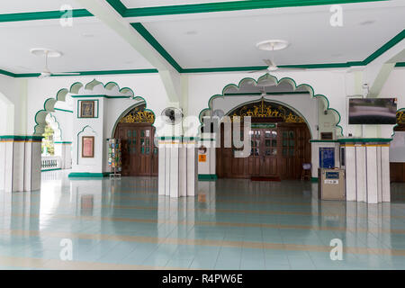 Indische Masjid Moschee, Indien, Malaysia, Ipoh. Stockfoto