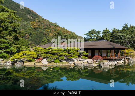 Ritsurin Garten in Japan Stockfoto