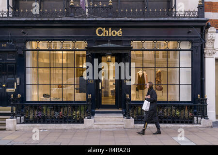 Die chloe Store in Mayfair, London Stockfoto