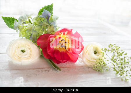 Blumenschmuck im Vintage Style Stockfoto